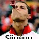 ronaldo siuuu meme